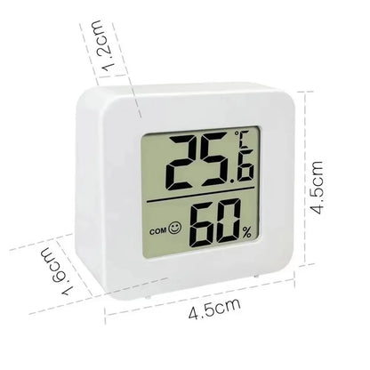 LED Thermometer Thermo-Hygrometer Multifunction Electronic Clock Temperature Humidity Meter Weather Station for Home With Alarm