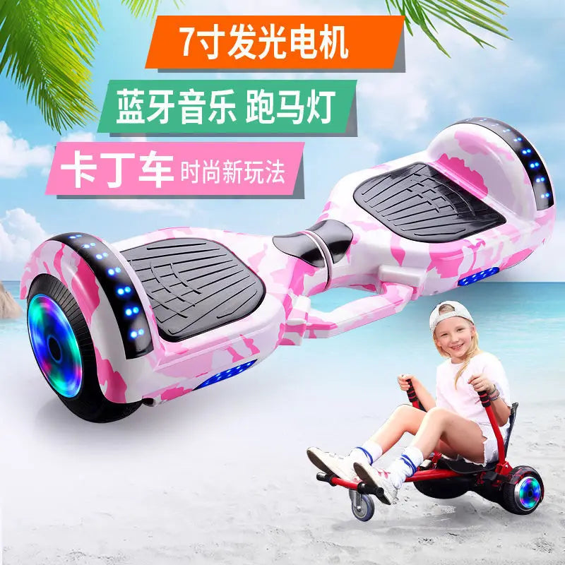 Самокат собственной личности балансируя 7 Inch Hoverboard with Bluetooth and Colorful Lights Self Balancing Scooter