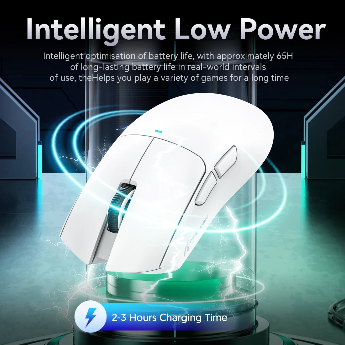 TOP! X11 Attack Shark Gaming Mouse,Tri-Mode Connection, PixArt PAW3311, Touch Magnetic Charging Base, Wireless Mouse